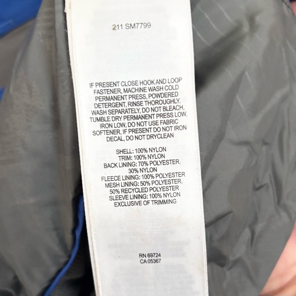 Columbia Men’s XL Waterproof Rain Jacket Blue Gray Outdoor Shell - Picture 8 of 16